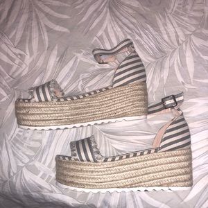 Striped espadrilles